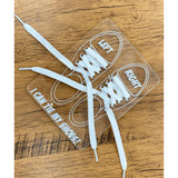Acrylic Learn To Tie My Shoes Dry Erase Board