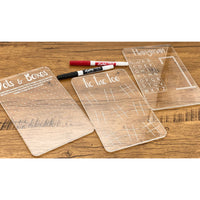 Acrylic Hang Man Dry Erase Game