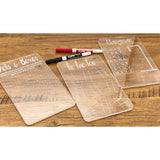 Acrylic Hang Man Dry Erase Game