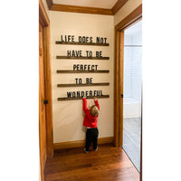 Giant Letter Board "Statement Shelves"
