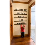 Giant Letter Board "Statement Shelves"