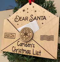 Personalized Christmas List Ornament