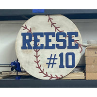 Personalized Baseball Sign