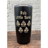 Custom Engraved Little Turds Tumbler
