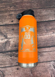 Personalized Athlete Water Bottle