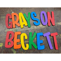 Wood Name Puzzles