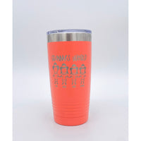 Custom Engraved Stick Figure Tumbler