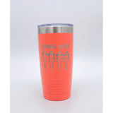 Custom Engraved Stick Figure Tumbler