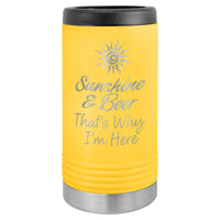 Engraved Slim Can Holder