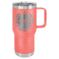 20 oz. Engraved Travel Mug