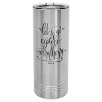 22 oz. Skinny Tumbler with Slider Lid
