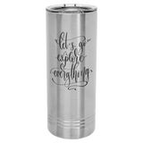 22 oz. Skinny Tumbler with Slider Lid