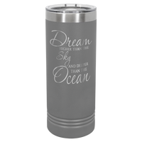 22 oz. Skinny Tumbler with Slider Lid