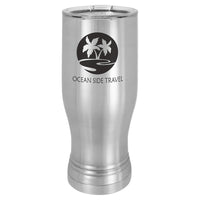 20 oz. Engraved Pilsner with Clear Lid