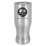 20 oz. Engraved Pilsner with Clear Lid