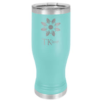 20 oz. Engraved Pilsner with Clear Lid