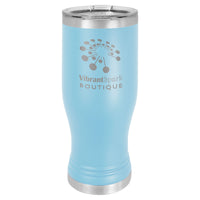 20 oz. Engraved Pilsner with Clear Lid