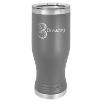 20 oz. Engraved Pilsner with Clear Lid
