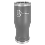 20 oz. Engraved Pilsner with Clear Lid