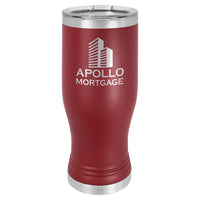 20 oz. Engraved Pilsner with Clear Lid