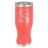 20 oz. Engraved Pilsner with Clear Lid