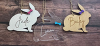 Personalized Easter Rabbit Tags